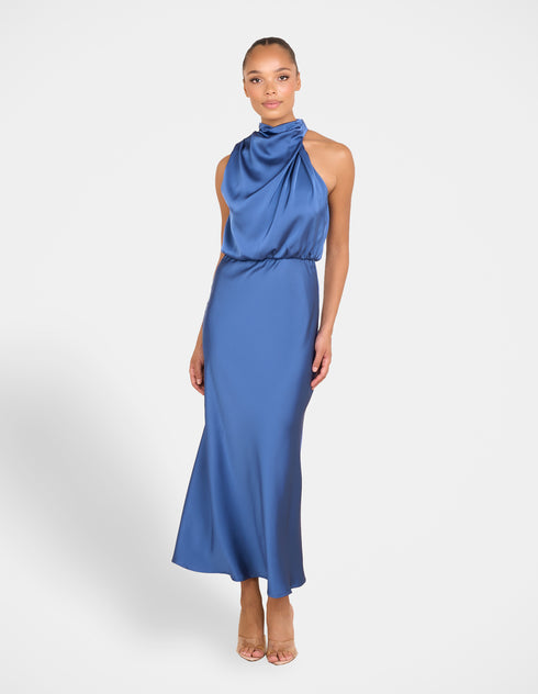 Dominic High Neck Midi Dress